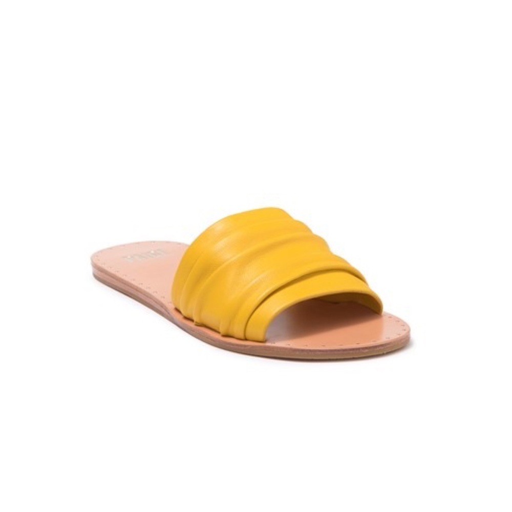 PAIGE Emilia Leather Slide Sandal